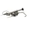 Server 83110 CP-G GALLON JAR PUMP, dispenses thick, ambient condiments or thicker craft sauces from a gallon jar with 120 mm (4-13/16") diameter over threads, dispenses 1 oz. per stroke, which can be reduced in 1/8 oz. increments, using the supplied gauging collars, n