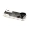 Server 83184 SLIM FOUNTAIN JAR LID, hinged, notched, fits Server Products Slim Fountain Jars, stainless steel, NSF                     