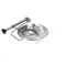 Server 83220 CP-8-1/2, INSET PUMP, dispenses thick condiments and thicker craft sauces from a 7 qt. vegetable inset (84031) (sold separately) in a heated, chilled or ambient serving application, 1 oz. maximum serving, which can be reduced in 1/8 oz. increments with pr