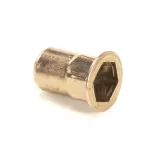 APW Wyott 8353200 Rivnut, 1/4-20, Hex, Zinc Plated