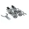 True 844500 CASTOR, SET/4, 1.5", KIT, SWIV
