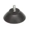 Vollrath 855506 Foot with Stud, Rubber Suction, Single