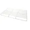 True 863971-038 FLOOR RACK, LARGE, WHITE WIRE