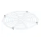 True 864297 Cover, Evaporator Fan Blade, White, 7' Diameter