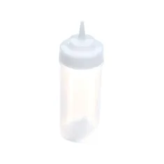 Server 86818 TABLECRAFT SQUEEZE BOTTLE, 16 oz., with wide-mouth (2-1/4") opening, for use in non-heated applications, use alone or in a Server Products Squeeze Bottle Holder, low-density plastic          