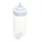 Server 86818 TABLECRAFT SQUEEZE BOTTLE, 16 oz., with wide-mouth (2-1/4") opening, for use in non-heated applications, use alone or in a Server Products Squeeze Bottle Holder, low-density plastic          