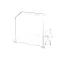 Server 87199 JAR, 1/9 SIZE, 6 IN DP, WALL MT, CLR