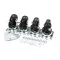 True 872069 Caster, 4:, Swivel, 2 With Brake, 2 without Brake Set of 4