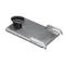Server 87211 1/9-SIZE JAR LID, hinged, notched, fits Server Products 1/9-size jars, stainless steel, NSF                      