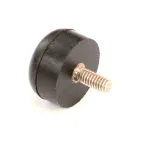 Gold Medal Products 87247 Foot with Stud, Black, Rubber, Single