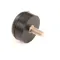 Gold Medal Products 87247 Foot with Stud, Black, Rubber, Single