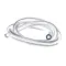 True 873118 Hose, CO2, Clear, 5/8" OD x 1/2" ID x 36"
