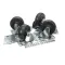True 879401 Caster Kit with Hardware, 4", 2 with Brake/2 without, Set of 4
