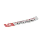APW Wyott 8832600 SERVICE HOTLINE LABEL