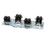 True 884829 Caster Kit, Swivel Plate, Dual Wheel, 1.5", Set of 4
