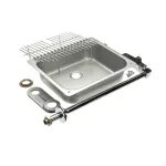 Fisher 89494 Glass Filler and Sink, 12" Pedestal