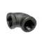 Crown Steam 9011-4 Elbow, 90 Degree, 3/4", Black Iron