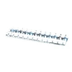True 912145 Shelf Clip, Chrome Plated, Pack of 24