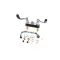 Fisher 91545 Faucet, 4" Deck Mount, Wrist Handles, 6" Swing Spout