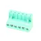 True 943173 Wire Connector/Terminal Block, 6 Pole, Green, Used with LAE Controls