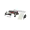 Kason 948C-00004 Cylinder Housing with Inside Release, 4" Door Thickness
