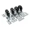 True 957545 CASTER KIT 5 SWIVEL SET/4