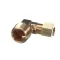 Crown Steam 9659-17 BRASS ELBOW 1/2 CC X 3/4 M.P
