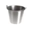 Blickman 9701920000 KICKBUCKET PAIL, 13 QT MRI SAFE 10" X 11 1/2" DIAM