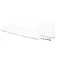 True 975506-038 SHELF,WHITE WIRE, LEFT NOTCHED