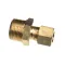 Crown Steam 9768-15 BRASS COMP. CONN; 1/2" T X 3/4" MPT