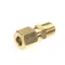 Crown Steam 9768-3 Brass Compression Fitting, 1/4'