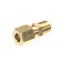 Crown Steam 9768-3 Brass Compression Fitting, 1/4'