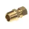 Crown Steam 9768-9 BRASS COMP. CONN; 3/8" T X 3/8" MPT