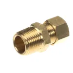 Crown Steam 9768-9 BRASS COMP. CONN; 3/8" T X 3/8" MPT