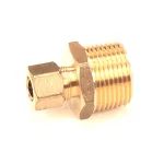Market Forge 98-3914 Adaptor/Fitting, 3/8" Compression x 3/4" MNPT, Brass