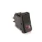 Market Forge 98-6139 Switch, Tilt, Rocker,DPST, Lighted Red