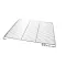 True 980858 SHELF, STR1 CHROME WIRE