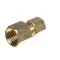 Crown Steam 9814-2 BRASS COMP. CONN; 1/4" T X 1/4" FPT