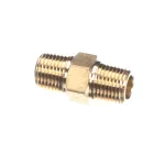 Crown Steam 9843-1 BRASS HEX NIPPLE; 1/8" MPT