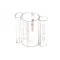 Multiplex 99-9415 Brix/Calibration Cup, 4.5:1 & 5:1 Ratio, Coke