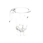 Hamilton Beach Commercial 990037200 Container, HBB250 Series