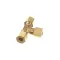 Crown Steam 9972-1 BRASS 1/4 COMPRESSSING TEE
