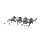 Metro 9986Z Aluminum Split Sleeves with Zinc Rings, Pack of 4
