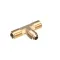 Monaco Foodservice A020056-00 BRASS CONNECTOR PT1/41/2-20UNF1/2-20UNF ESP1/2 C