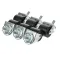 Master-Bilt A044-11140 Caster, Rigid, 2", Stem, Set of 6