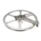 Biro A16003U335-6E Upper Wheel Assembly w/Hinge Plate, Fixed Head, Plate 6S, 3334-4003FH, 3334FH