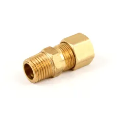 American Range A28000 Fitting, 3/8" Compression x 1/4" MIP, Brass, Oil Manifold
