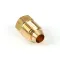 American Range A28030 Hex Nut with Sleeve, Brass, 3/16"
