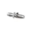 Grindmaster Cecilware A538-120 Bulhead Fitting with Hex Nut, 1/4", Stainless Steel