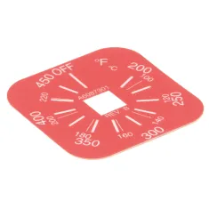 Magikitchn A6087301 Thermostat Label/Overlay, 200-450F